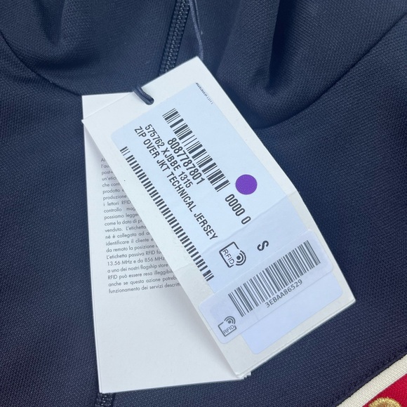 GUCCI Men’s Chevron Jersey Track Jacket N264-22 - Picture 9 of 15